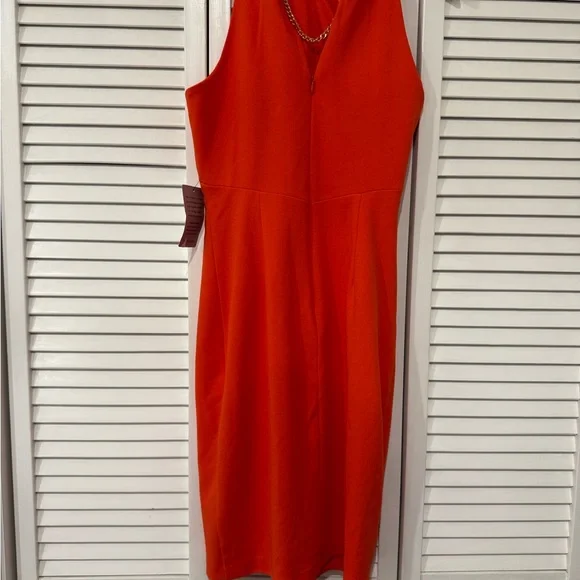 Vince Camuto Vibrant Orange Dress - Picture 5 of 8